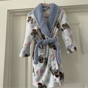 Disney Frozen Kids Plush Bath Robe Size 4T